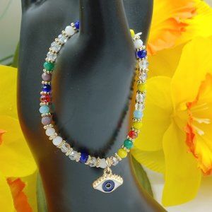 Nadora's Stretch evil eye bracelet